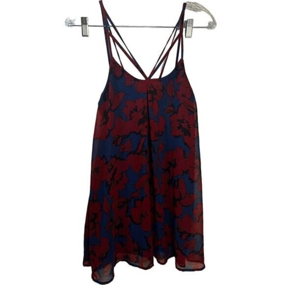 NWOT DEE ELLE‎ Double Strappy Floral Cami Medium - Picture 1 of 5